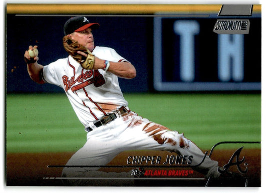 2022 Topps Stadium Club Chipper Jones Atlanta Braves #298