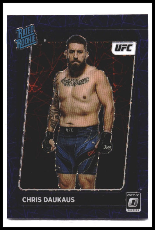 Chris Daukaus #106 2022 Donruss Optic UFC #/59 Rookie