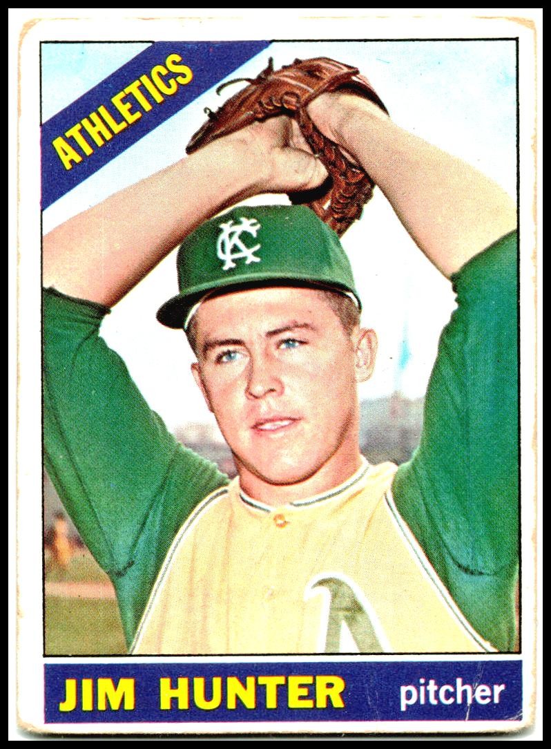 1966 Topps #36 Jim Hunter Kansas City Athletics