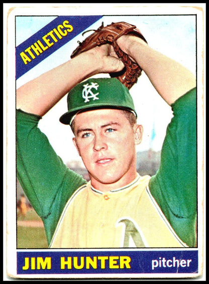 1966 Topps #36 Jim Hunter Kansas City Athletics