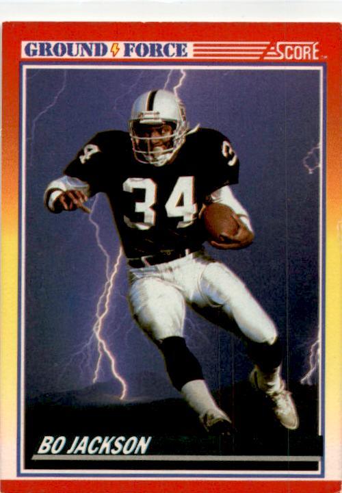 1990 Score #330 Bo Jackson Los Angeles Raiders