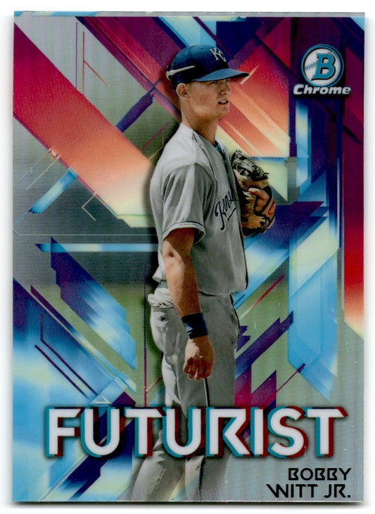 2021 Bowman Chrome Futurist Bobby Witt Jr. Kansas City Royals #FUT-BW
