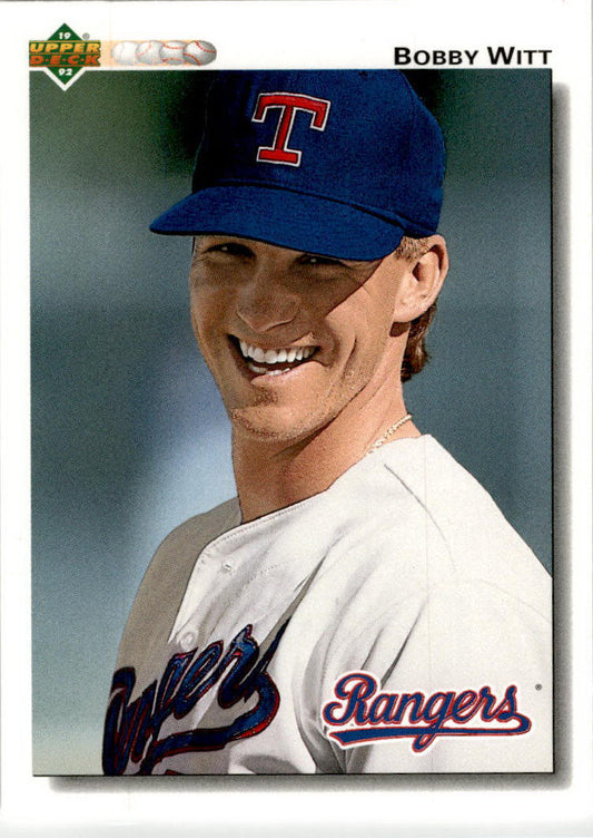 1992 Upper Deck #576 Bobby Witt Texas Rangers