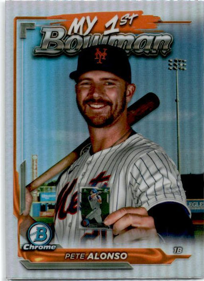 2024 Bowman Chrome My 1st Bowman #M1B-37 Pete Alonso New York Mets