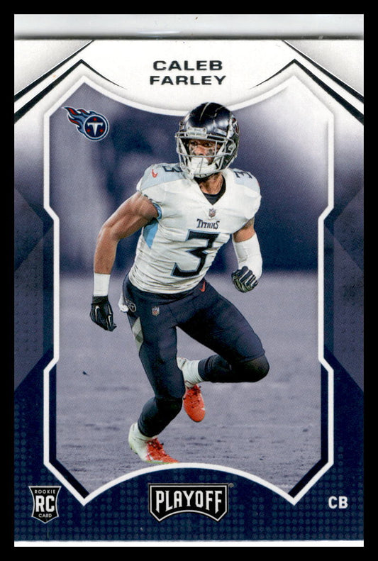 2021 Panini Playoff #249 Caleb Farley    Rookie