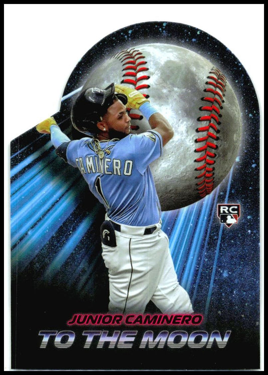 2024 Topps Big League To the Moon Die Cuts #TM-37 Junior Caminero Tampa Bay Rays