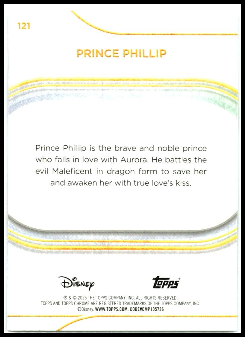 2025 Topps Chrome Disney #121 Prince Phillip