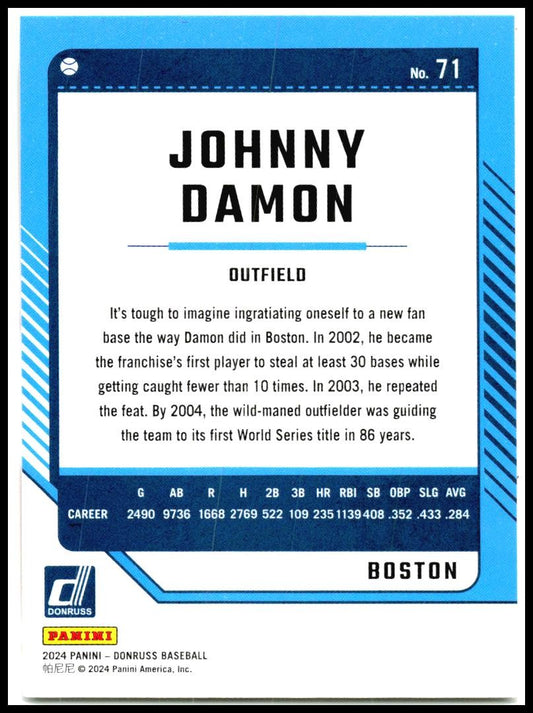 2024 Donruss Liberty #71 Johnny Damon Boston Red Sox