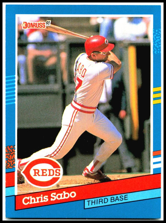 1991 Donruss #153 Chris Sabo Cincinnati Reds