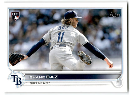 2022 Topps Shane Baz Tampa Bay Rays #421
