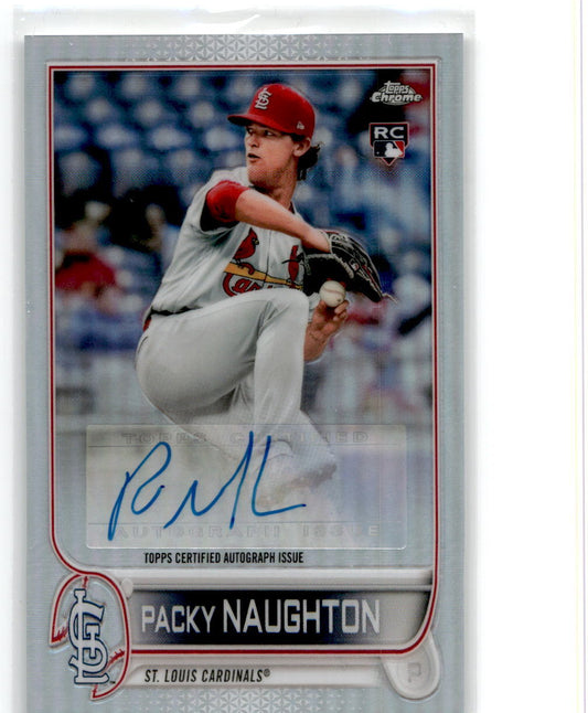 2022 Topps Chrome Update #AC-PN Packy Naughton Autograph