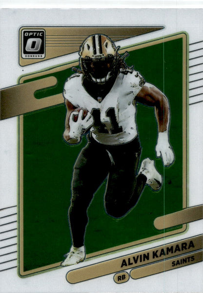 2021 Donruss Optic #166 Alvin Kamara New Orleans Saints