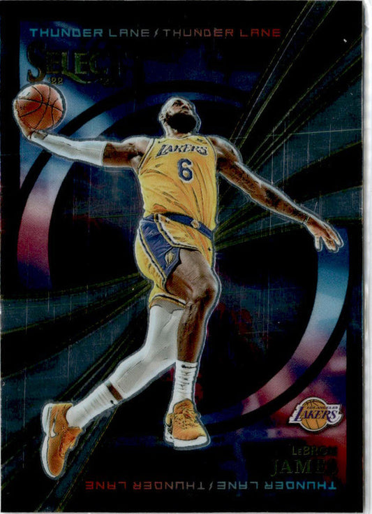 2022-23 Select Thunder Lane #2 LeBron James Los Angeles Lakers