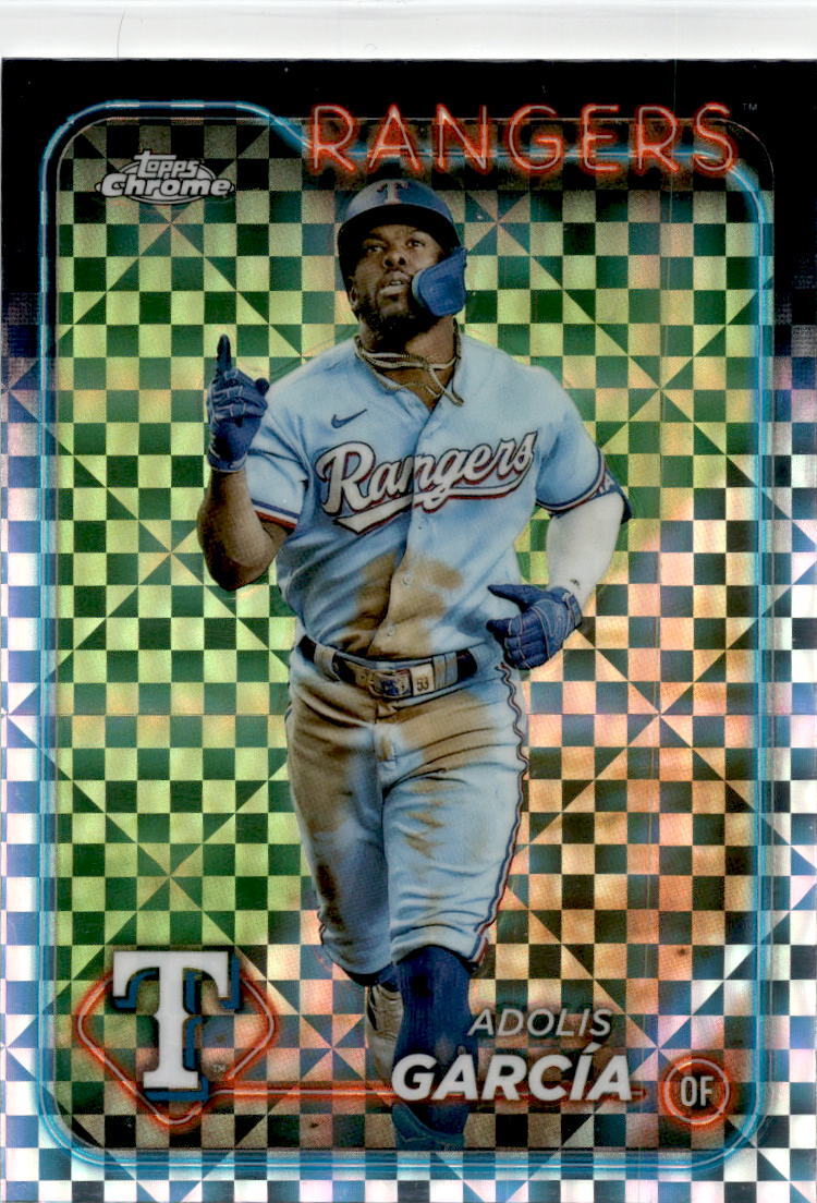 2024 Topps Chrome X-Fractors #114 Adolis García Texas Rangers