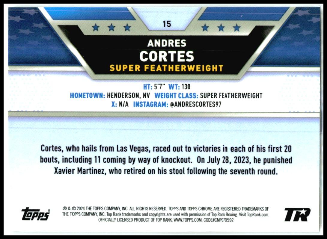 2024 Topps Chrome #15 Andres Cortes