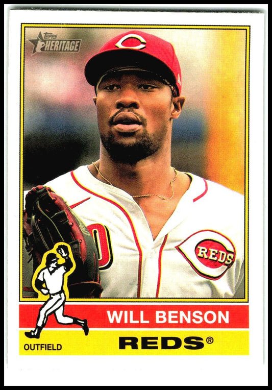 2025 Topps Heritage #336 Will Benson Cincinnati Reds