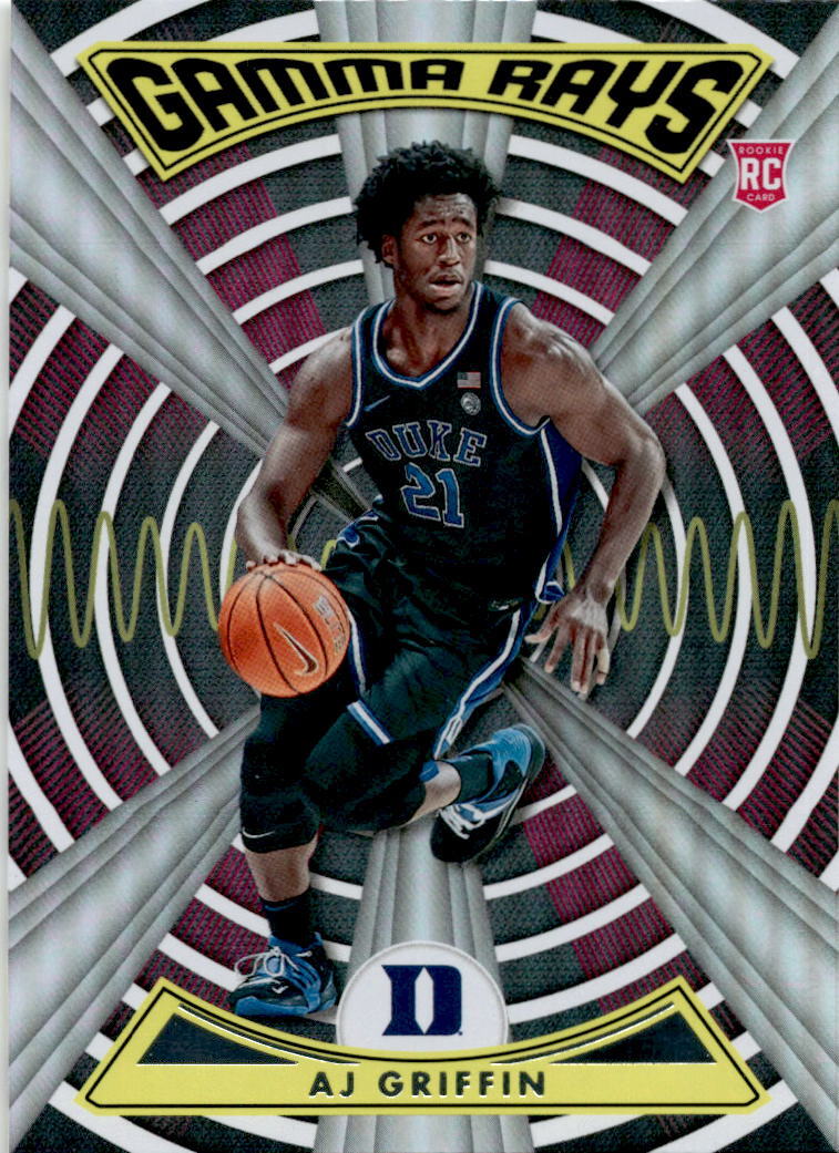 2022 Panini Chronicles Draft Picks Gamma Rays #ZG-AJG AJ Griffin Atlanta Hawks