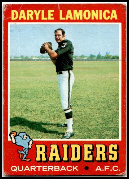 1971 Topps #70 Daryle Lamonica Oakland Raiders