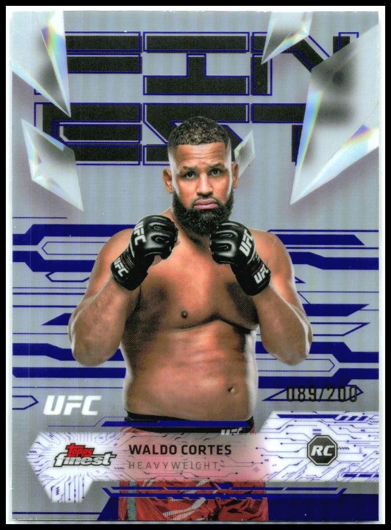 2025 Topps Finest UFC - Purple Refractors #112 Waldo Cortes #/200