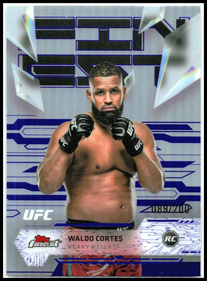 2025 Topps Finest UFC - Purple Refractors #112 Waldo Cortes #/200