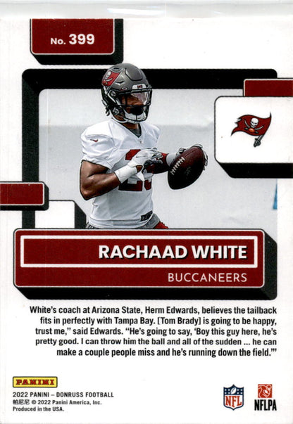 2022 Donruss #399 Rachaad White Rated Rookie