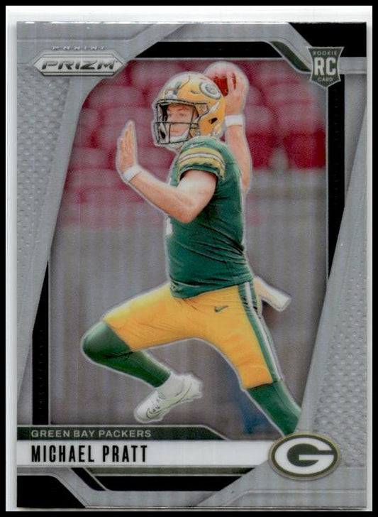 2024 Panini Prizm Silver #379 Michael Pratt Rookie Green Bay Packers