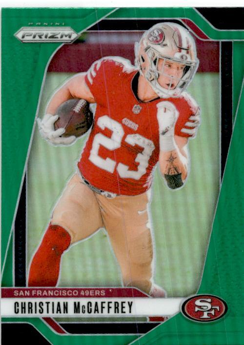 2024 Panini Prizm Green #250 Christian McCaffrey San Francisco 49ers