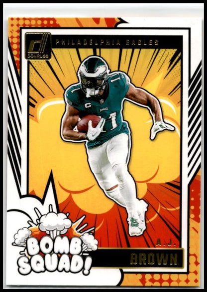 2024 Donruss Bomb Squad #4 A.J. Brown Philadelphia Eagles