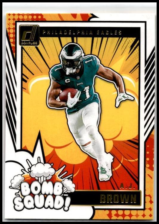 2024 Donruss Bomb Squad #4 A.J. Brown Philadelphia Eagles