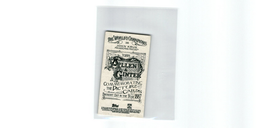 2023 Topps Allen & Ginter #326 John Kruk Philadelphia Phillies