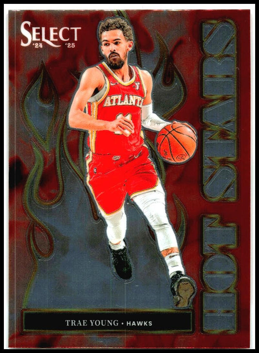 2024-25 Panini Select Hot Stars #1 Trae Young Atlanta Hawks