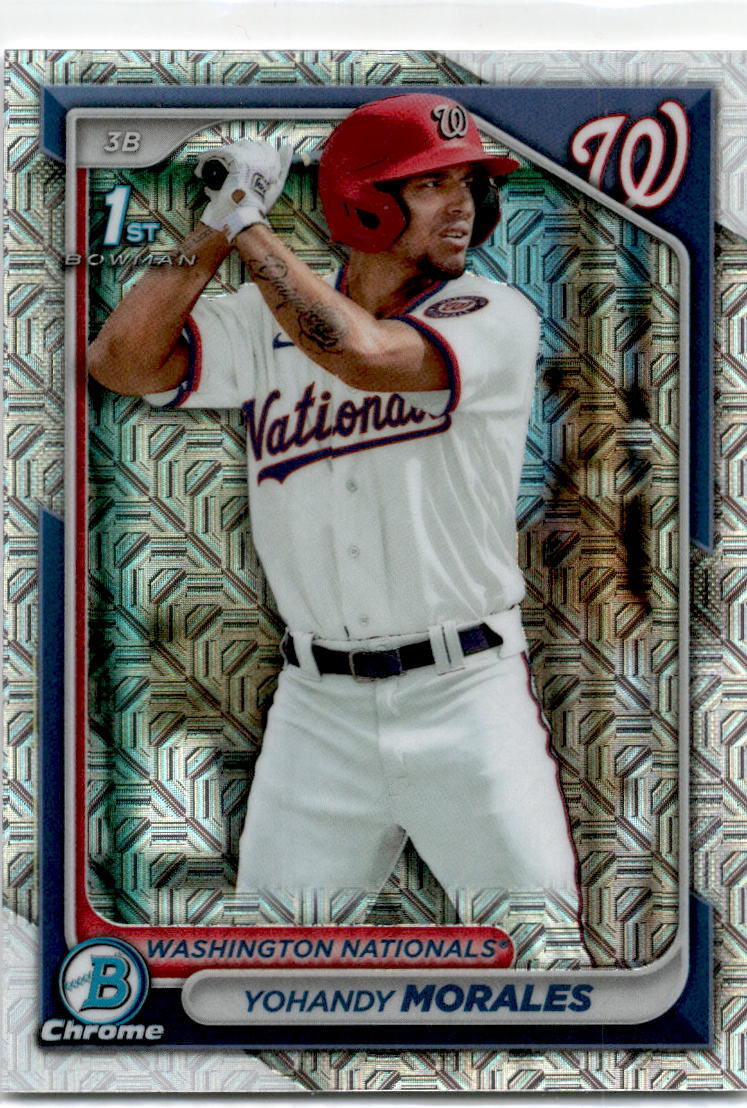 2024 Bowman Chrome Mega #17 Yohandy Morales Washington Nationals