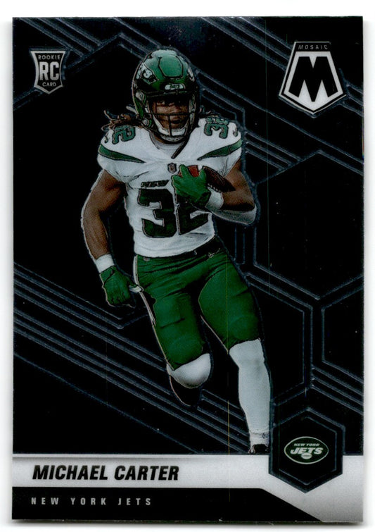 2021 Panini Mosaic Michael Carter Rookie New York Jets #335