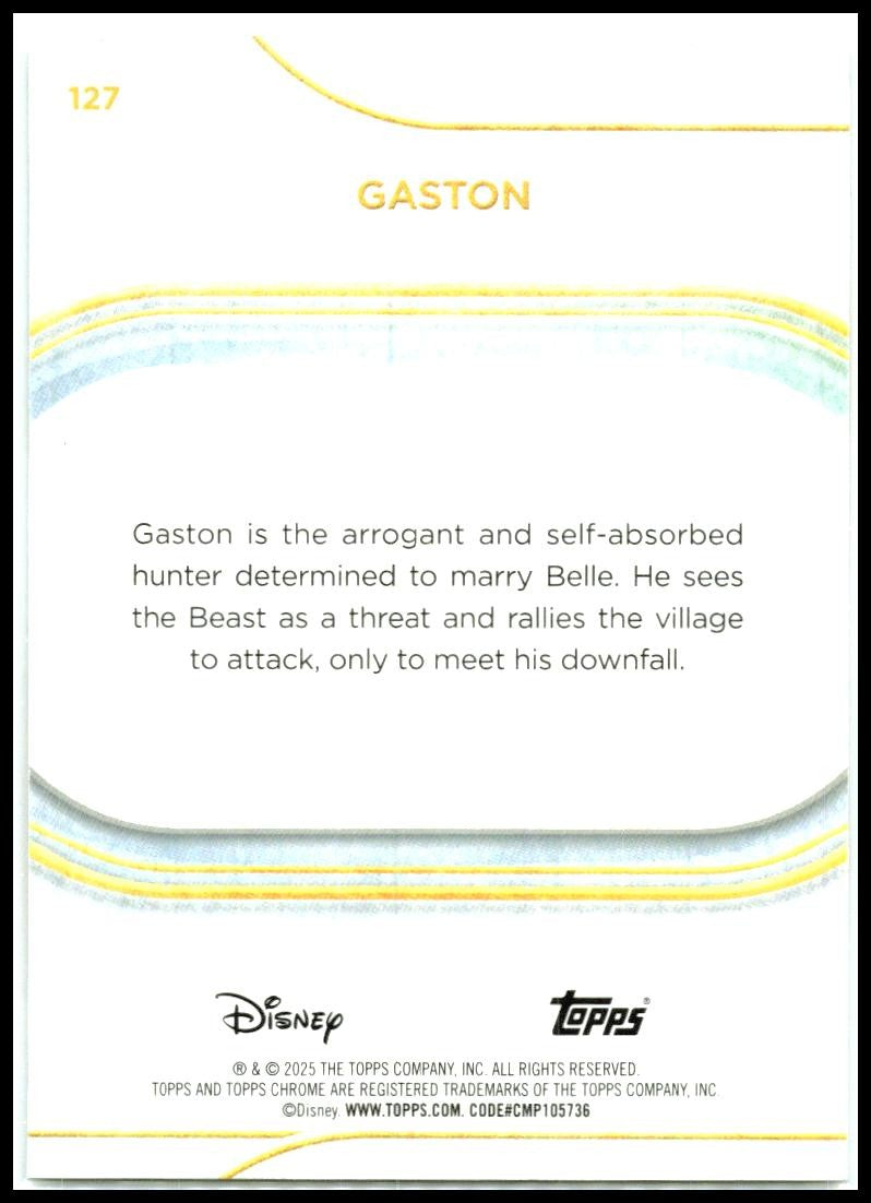 2025 Topps Chrome Disney #127 Gaston