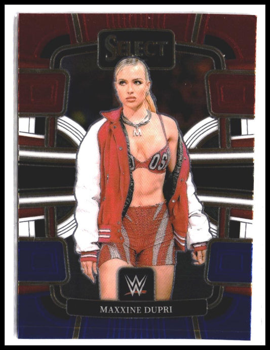 Maxxine Dupri #2 2024 Panini Select WWE Red and Blue