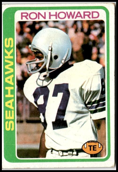 1978 Topps #143 Ron Howard Seattle Seahawks