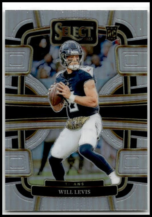 2023 Panini Select Silver Prizms #96 Will Levis Rookie Tennessee Titans