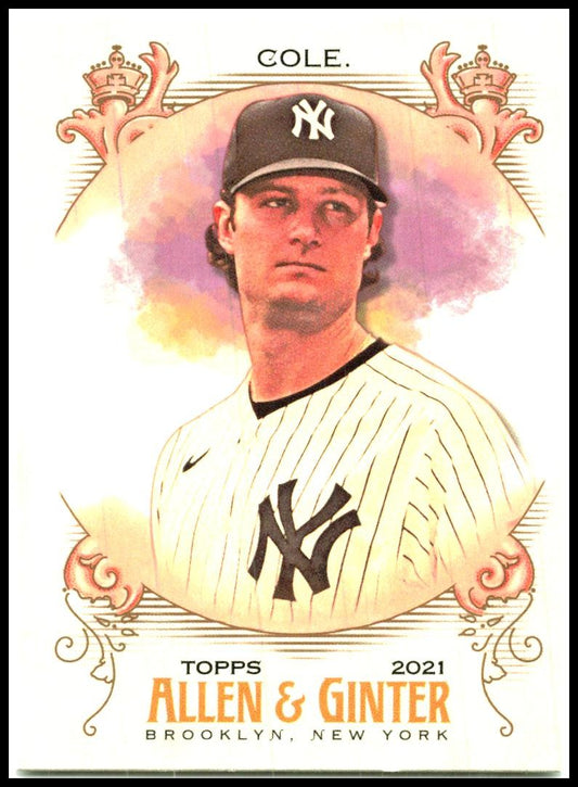 2021 Topps Allen & Ginter #123 Gerrit Cole New York Yankees