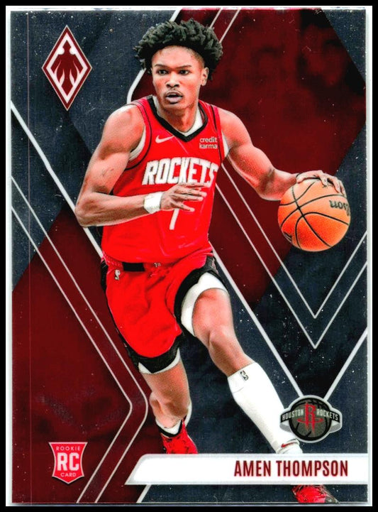 2023-24 Panini Phoenix #300 Amen Thompson Rookie Houston Rockets