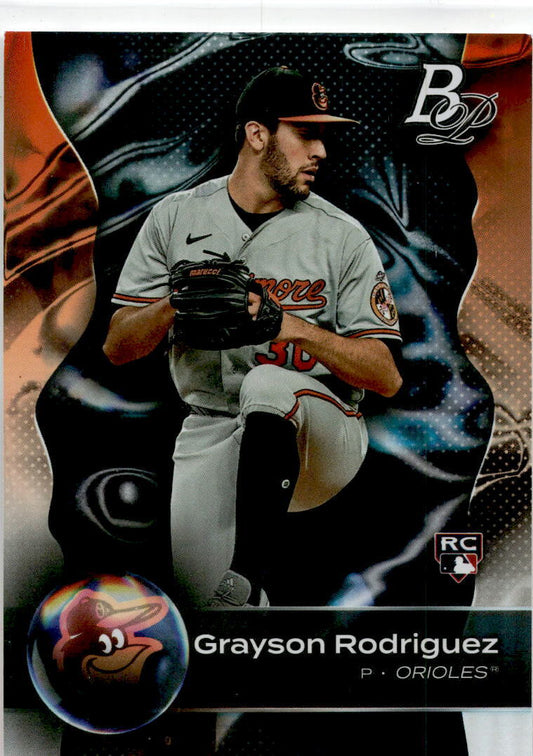 2023 Bowman Platinum #33 Grayson Rodriguez Rookie Baltimore Orioles