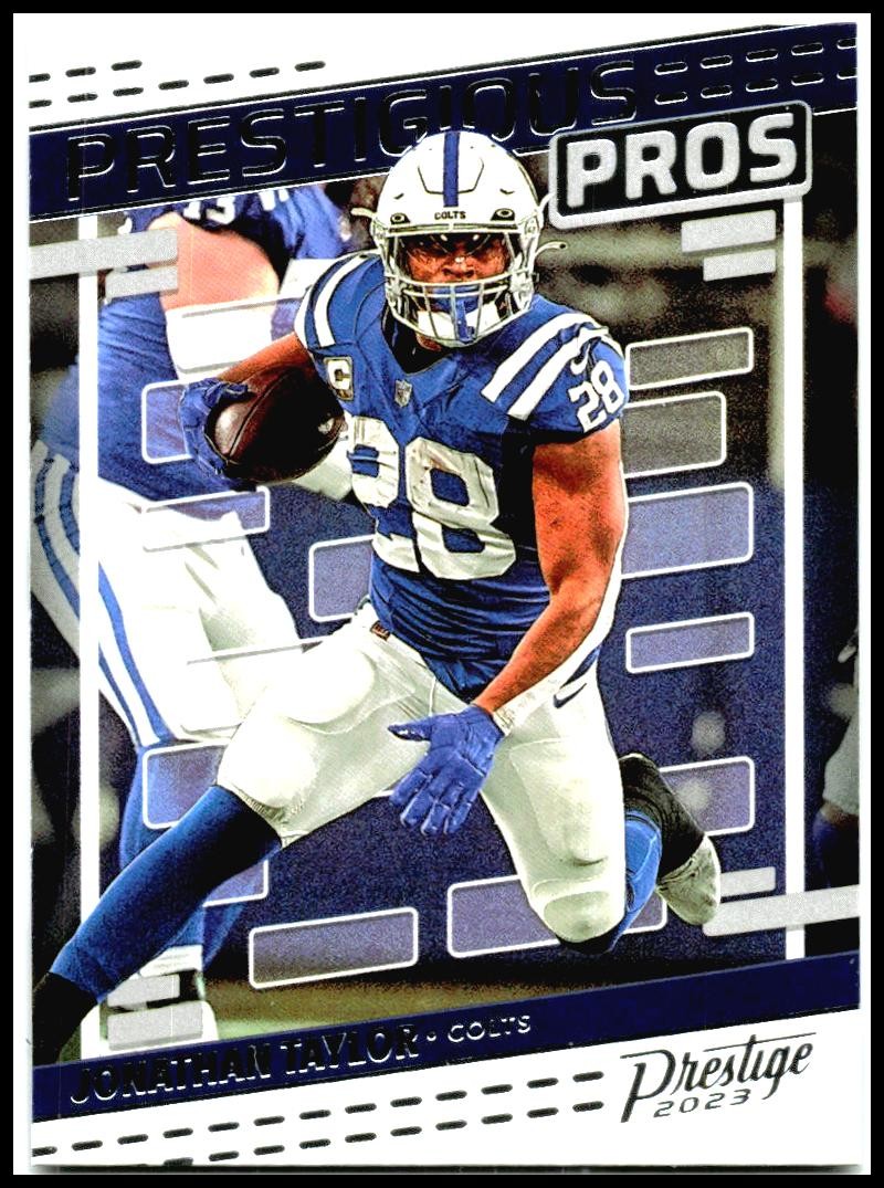 2023 Panini Prestige Prestigious Pros #PP-7 Jonathan Taylor Indianapolis Colts