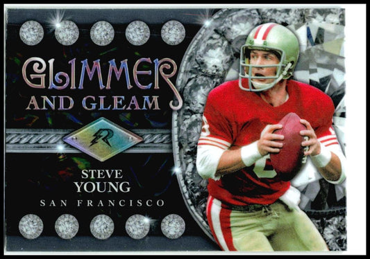 2024 Topps Resurgence Glimmer and Gleam #GG-7 Steve Young San Francisco 49ers
