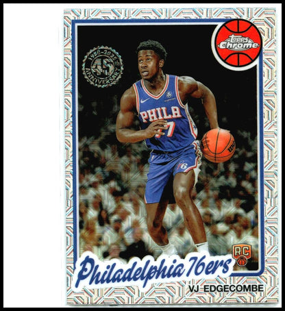 2025-26 Topps 1980-81 Topps Chrome Mojo #TC-CE VJ Edgecombe Philadelphia 76ers