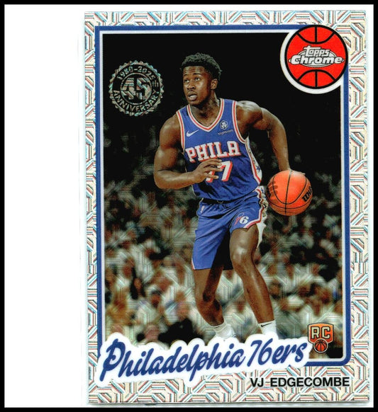 2025-26 Topps 1980-81 Topps Chrome Mojo #TC-CE VJ Edgecombe Philadelphia 76ers