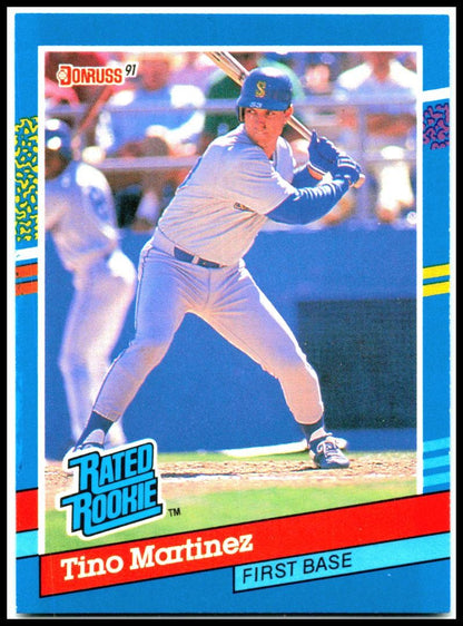 1991 Donruss #28b Tino Martinez Seattle Mariners