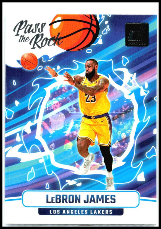 2024-25 Donruss Pass the Rock #4 LeBron James Los Angeles Lakers