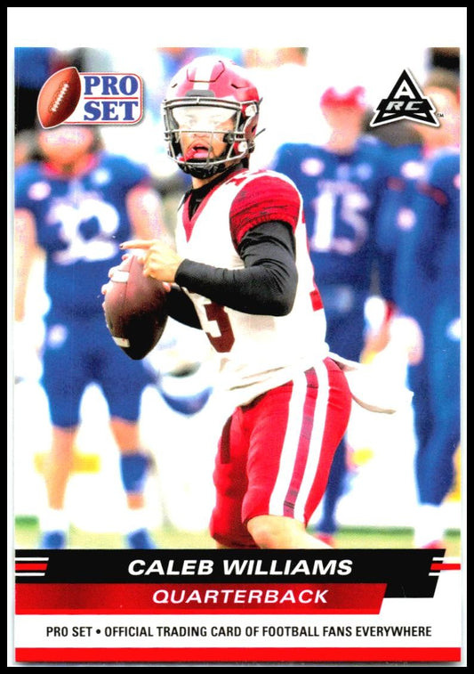 2022 Pro Set Draft Red #PS-04 Caleb Williams Oklahoma Sooners