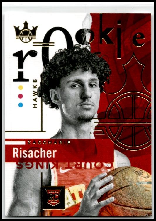 2024-25 Panini Court Kings #133 Zaccharie Risacher Atlanta Hawks