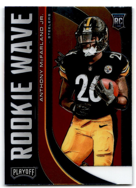 2020 Panini Playoff Rookie Wave Anthony McFarland Jr. Pittsburgh Steelers #RW-28