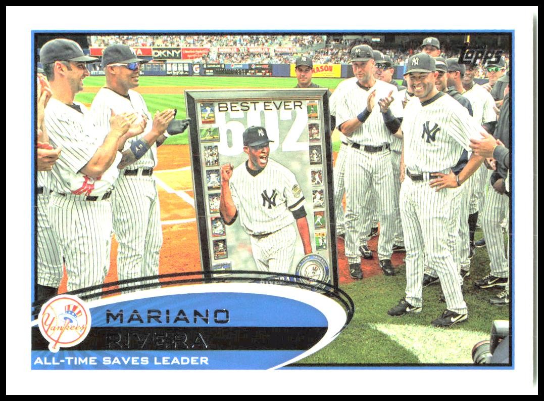 2012 Topps #109 Mariano Rivera New York Yankees
